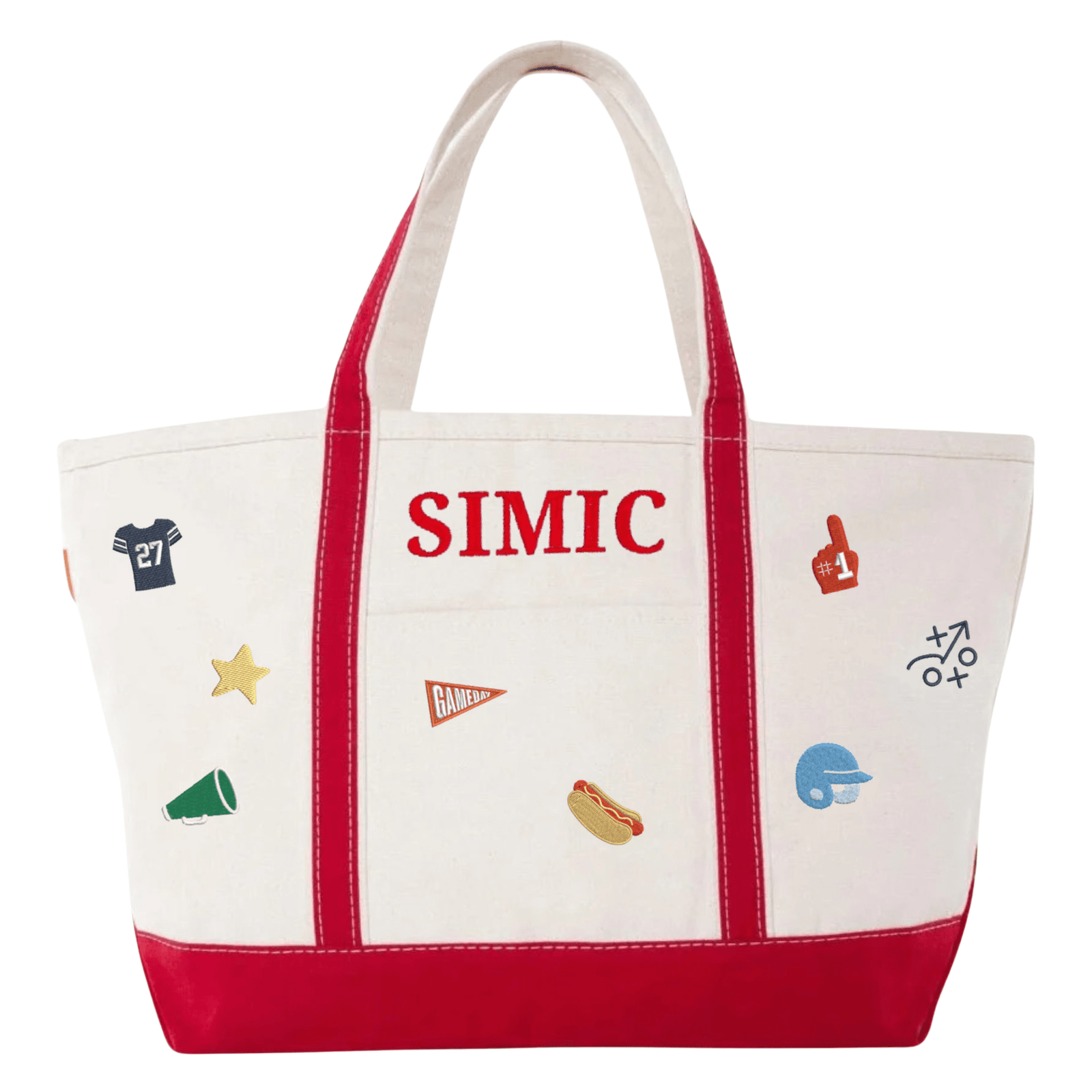 Gameday Icon Canvas Tote