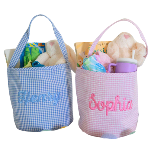 Gingham Easter Basket