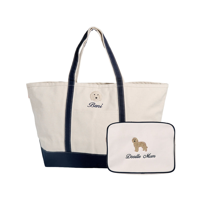 Icon Canvas Tote & Pet Icon Pouch 