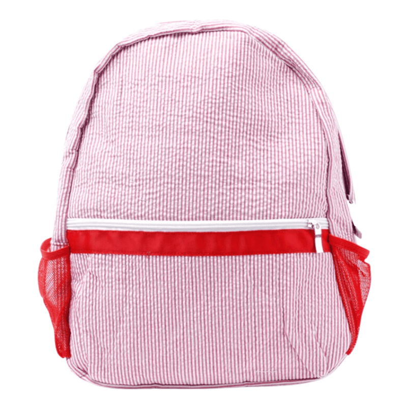 Kids Seersucker Backpack
