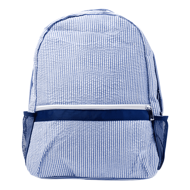 Kids Seersucker Backpack