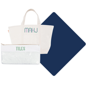 Sprinkled With Pink Mahjong essentials set with personalized case and tiles pouch for Mahjong lovers.