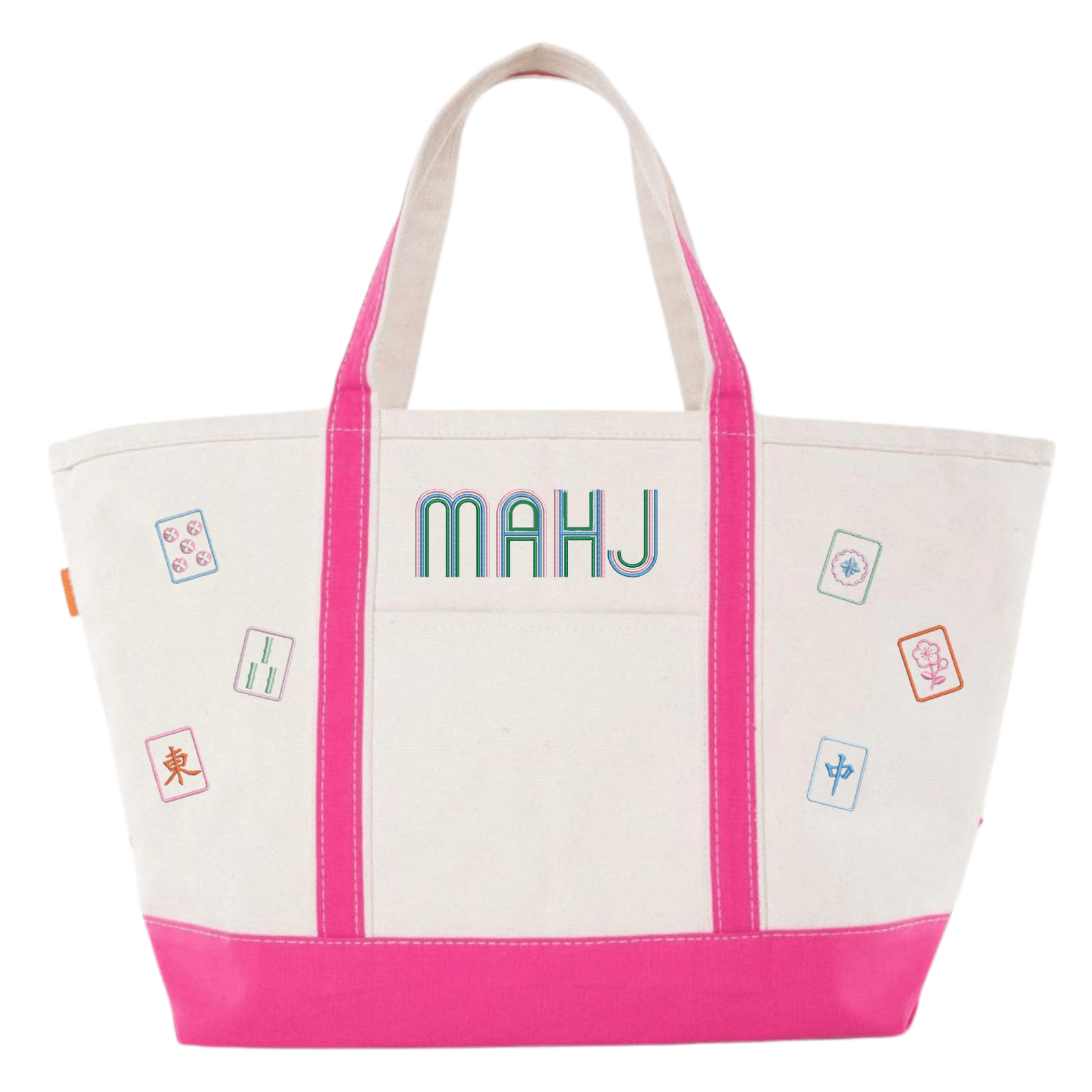 Mahjong Icon Canvas Tote