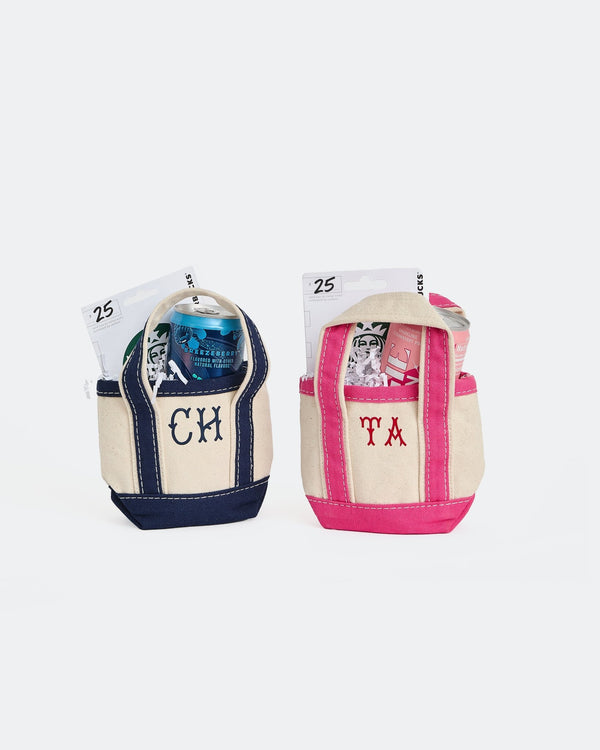 Personal Mini Tote | Monogrammed Mini Canvas Gift Bag