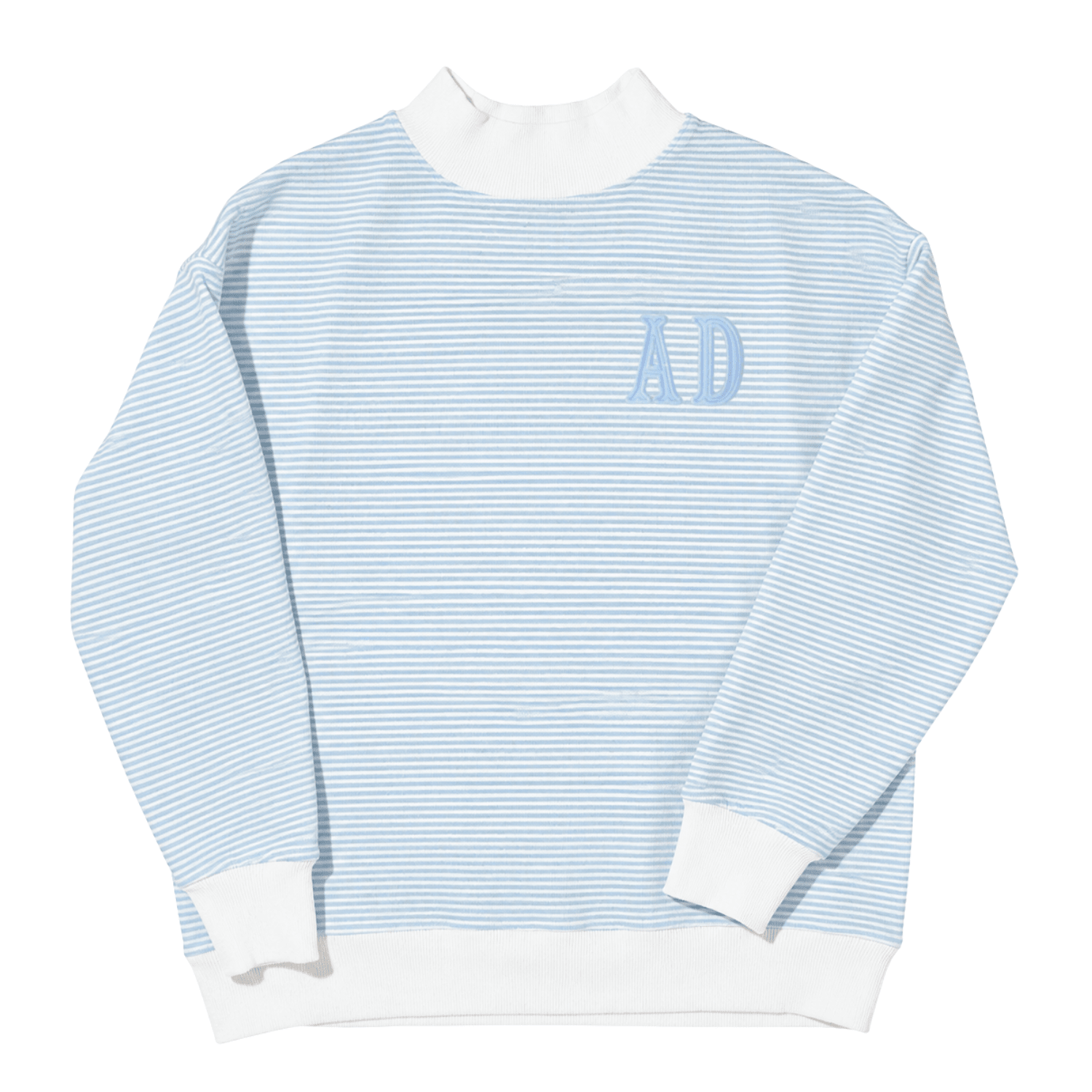 Monogrammed Mockneck Sweatshirt
