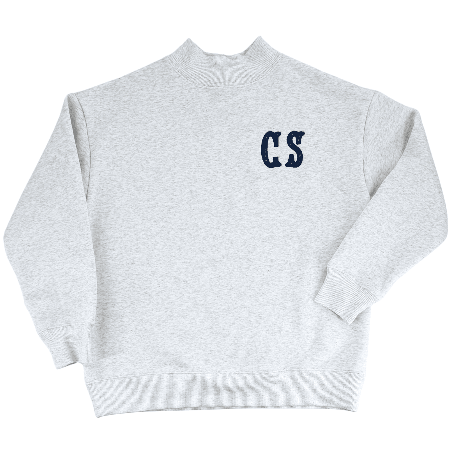 Monogrammed Mockneck Sweatshirt