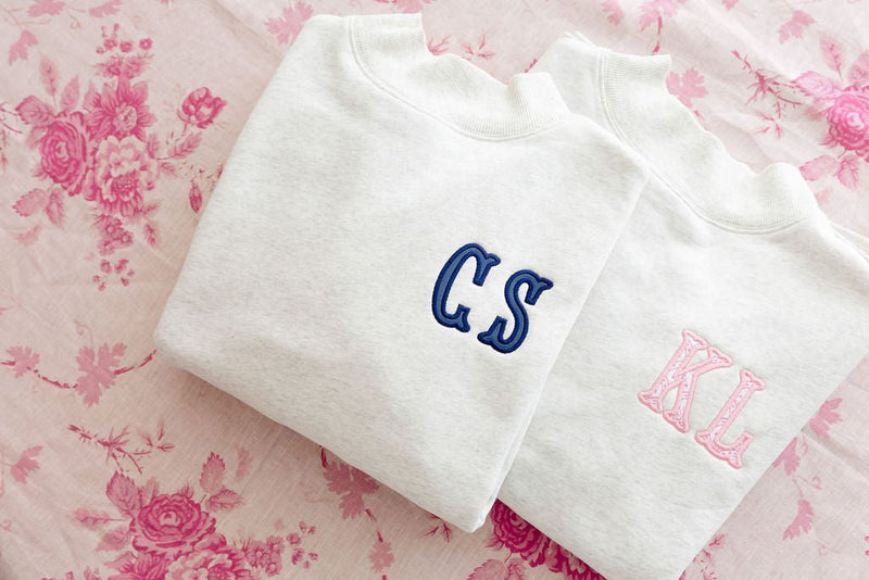 Monogrammed Mockneck Sweatshirt