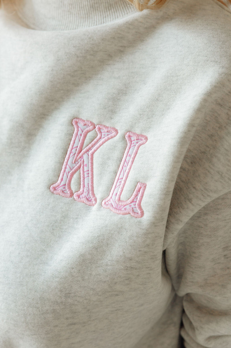 Monogrammed Mockneck Sweatshirt