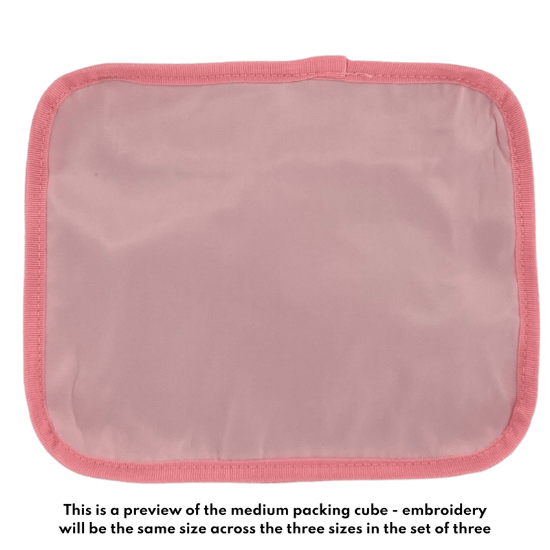 Nylon Packing Cube Set - Applique