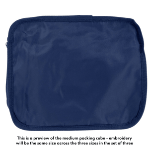 Nylon Packing Cube Set - Applique