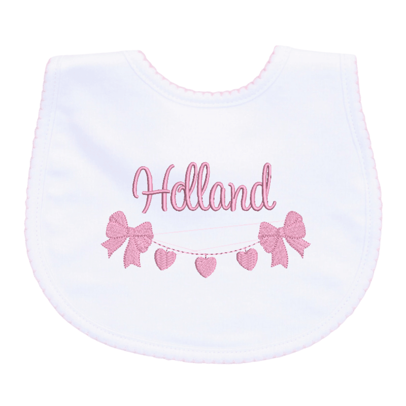Picot Trim Bib