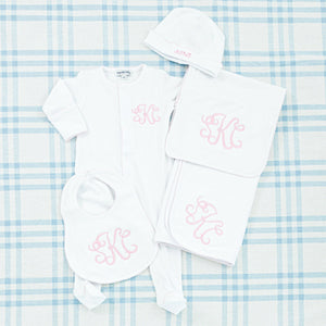 Picot Trim Burp Cloth