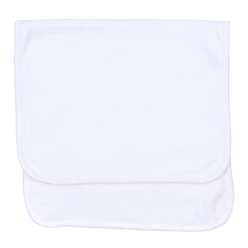 Picot Trim Burp Cloth
