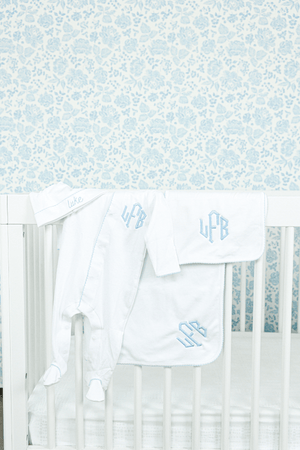 Picot Trim Burp Cloth