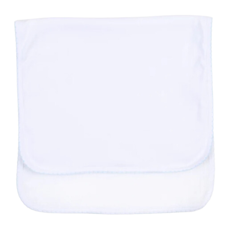 Picot Trim Burp Cloth