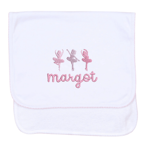 Picot Trim Burp Cloth