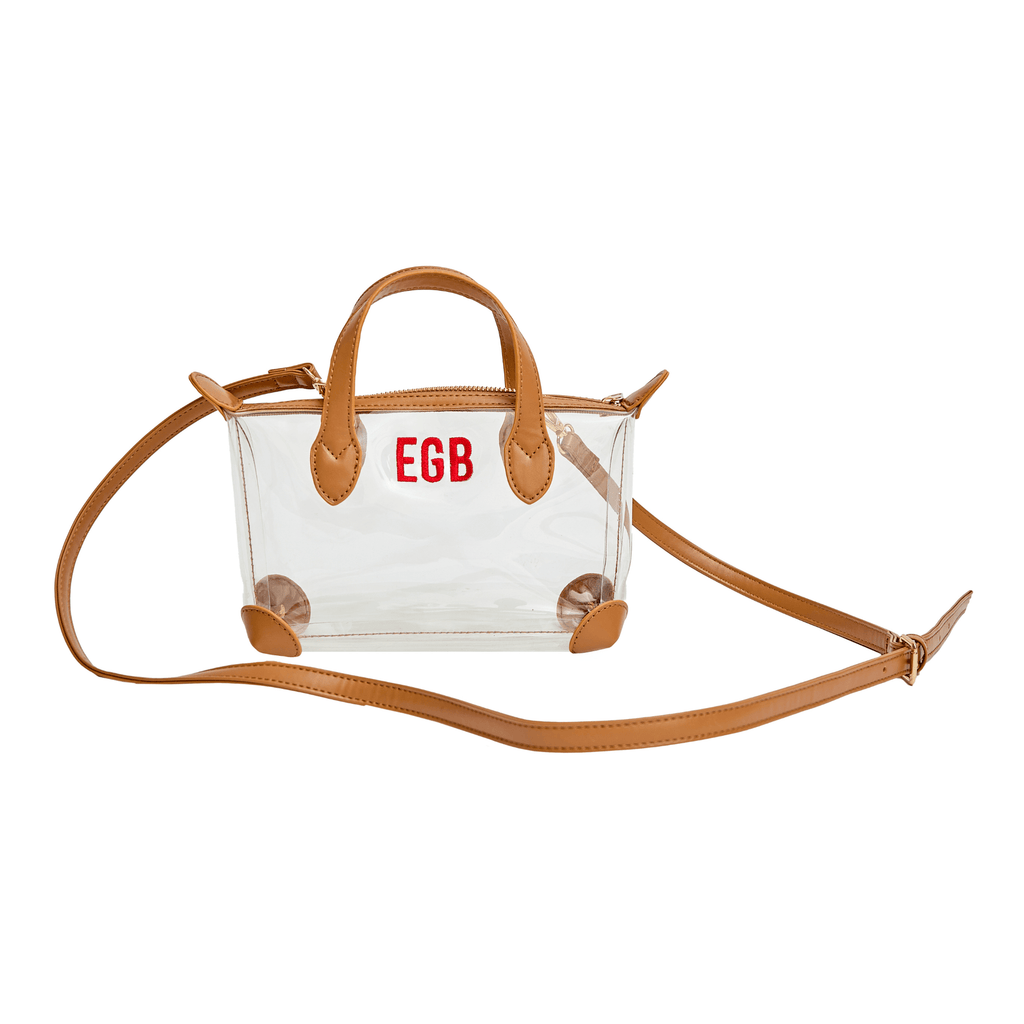 Personalized Clear Stadium Mini Crossbody Bag | Gameday & Concert Bag