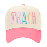Teach 3D Puff Trucker Hat