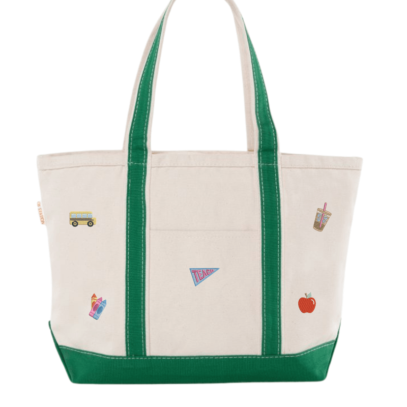Teacher Icon Canvas Tote by @PBANDJ4THGRADE