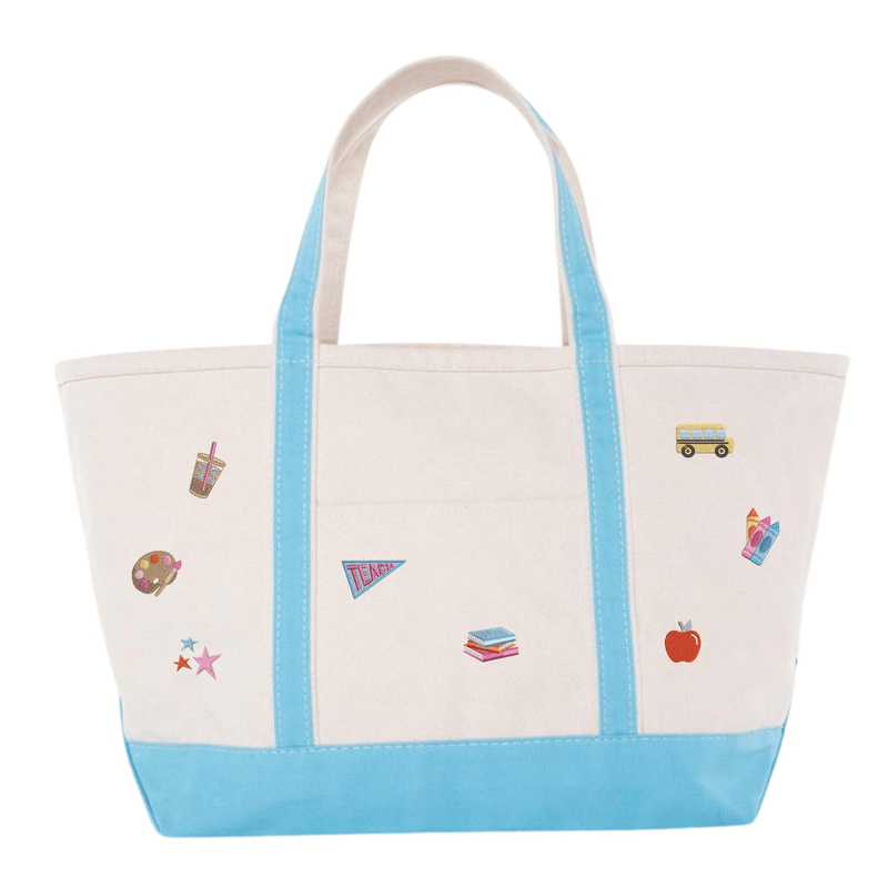 Teacher Icon Canvas Tote by @PBANDJ4THGRADE