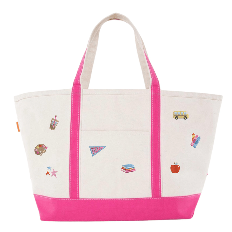 Teacher Icon Canvas Tote by @PBANDJ4THGRADE