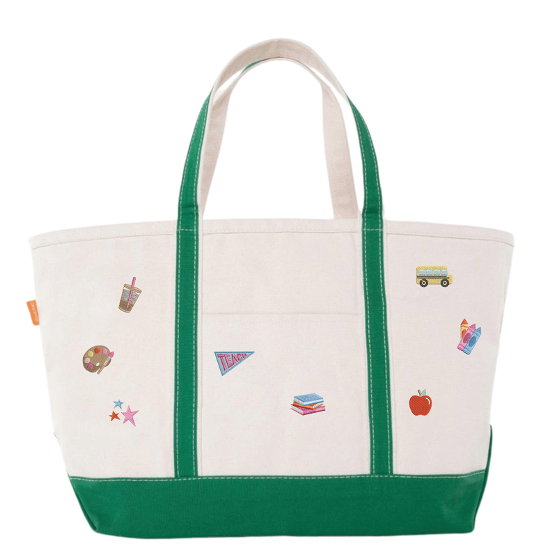 Teacher Icon Canvas Tote by @PBANDJ4THGRADE