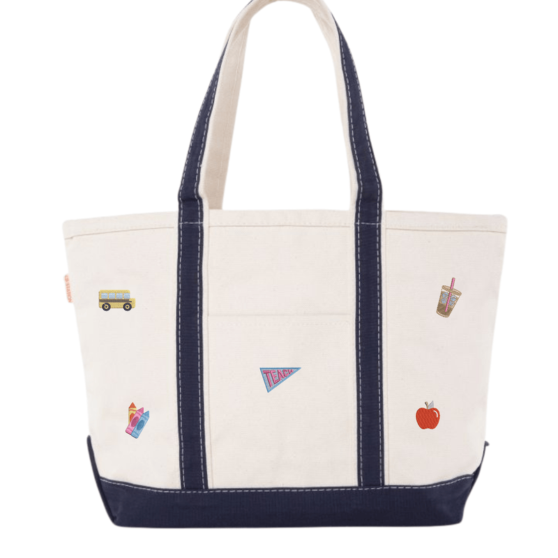 Teacher Icon Canvas Tote by @PBANDJ4THGRADE