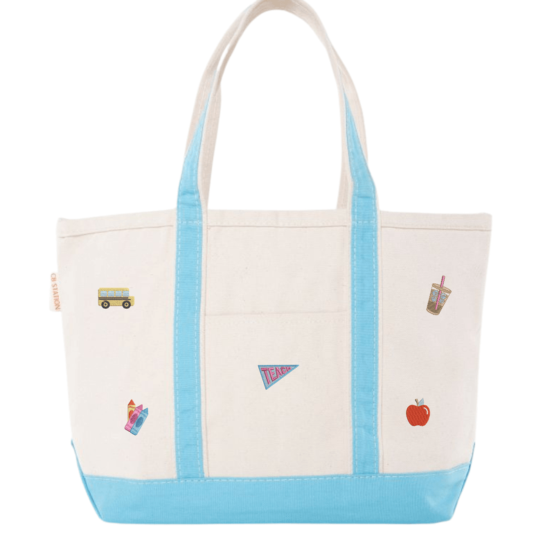 Teacher Icon Canvas Tote by @PBANDJ4THGRADE