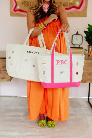 Teacher Icon Canvas Tote by @PBANDJ4THGRADE