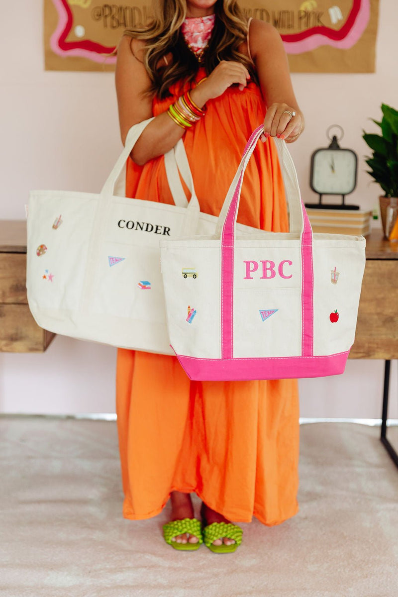 Teacher Icon Canvas Tote by @PBANDJ4THGRADE