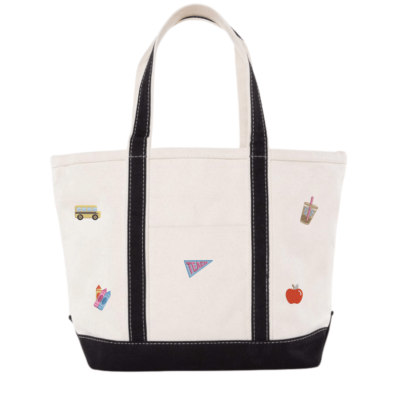 Teacher Icon Canvas Tote by @PBANDJ4THGRADE