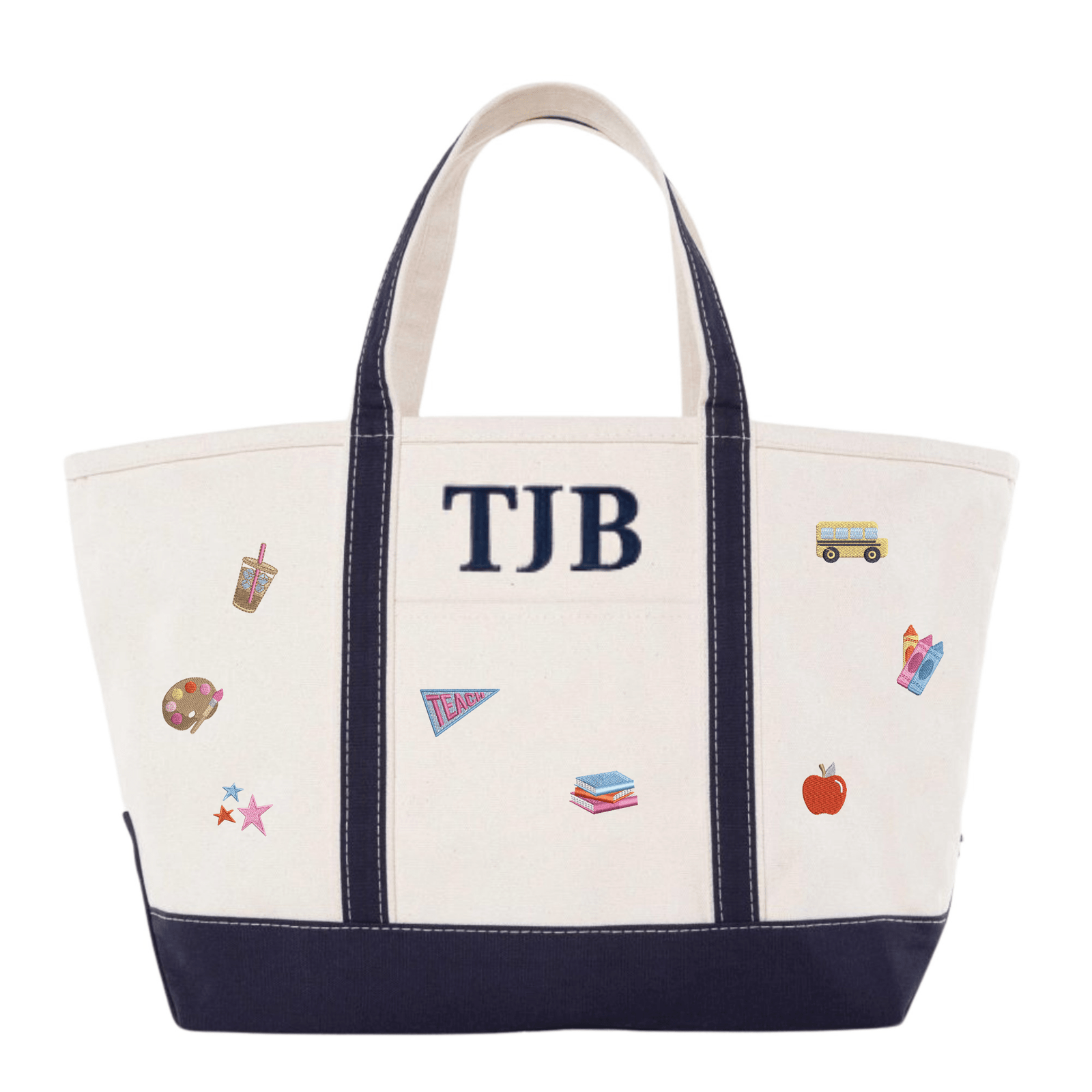 Teacher Icon Canvas Tote by @PBANDJ4THGRADE