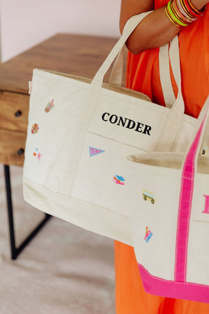 Teacher Icon Canvas Tote by @PBANDJ4THGRADE