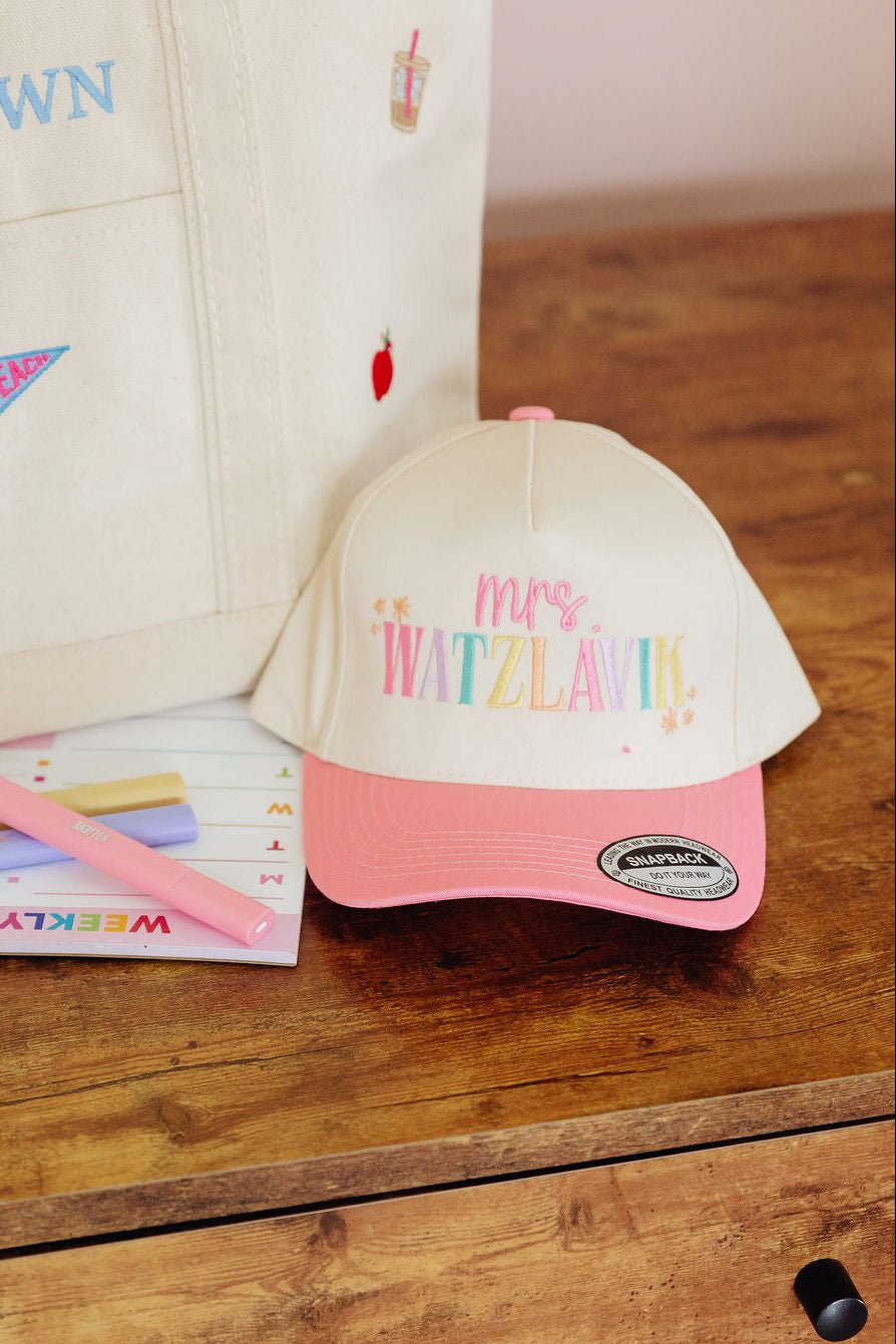 Personalized Teacher Trucker Hat