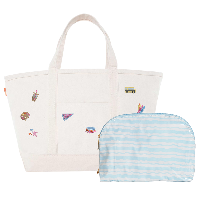 Teacher Tote & Pouch Bundle by @PBANDJ4THGRADE