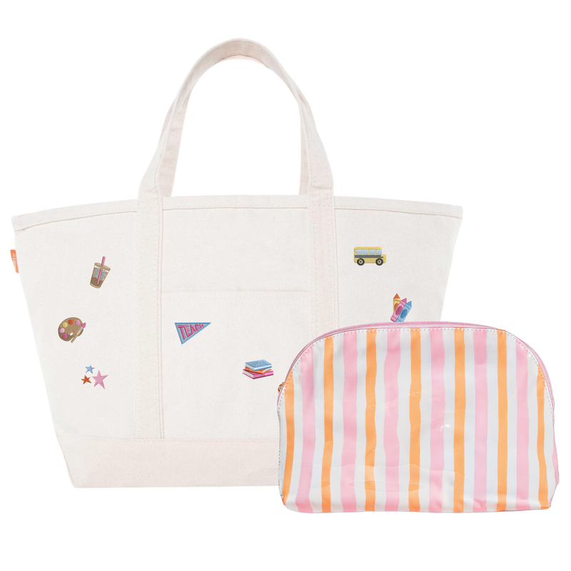 Teacher Tote & Pouch Bundle by @PBANDJ4THGRADE