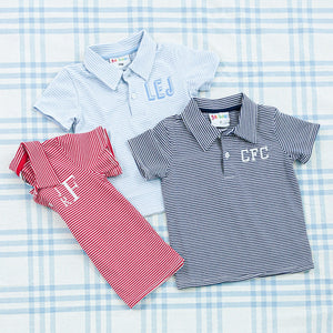 Toddler Short Sleeve Polo - Striped