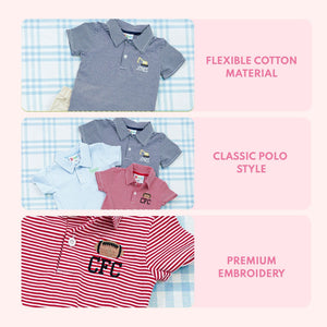 Toddler Short Sleeve Polo - Striped