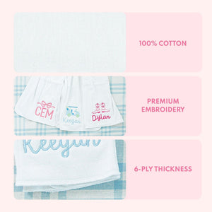 Trifold Burp Cloth