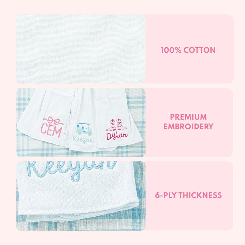 Trifold Burp Cloth
