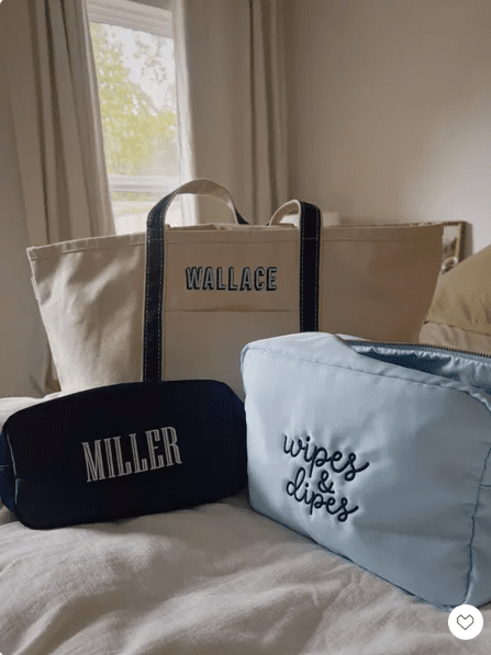 Wipes & Dipes Nylon Pouch