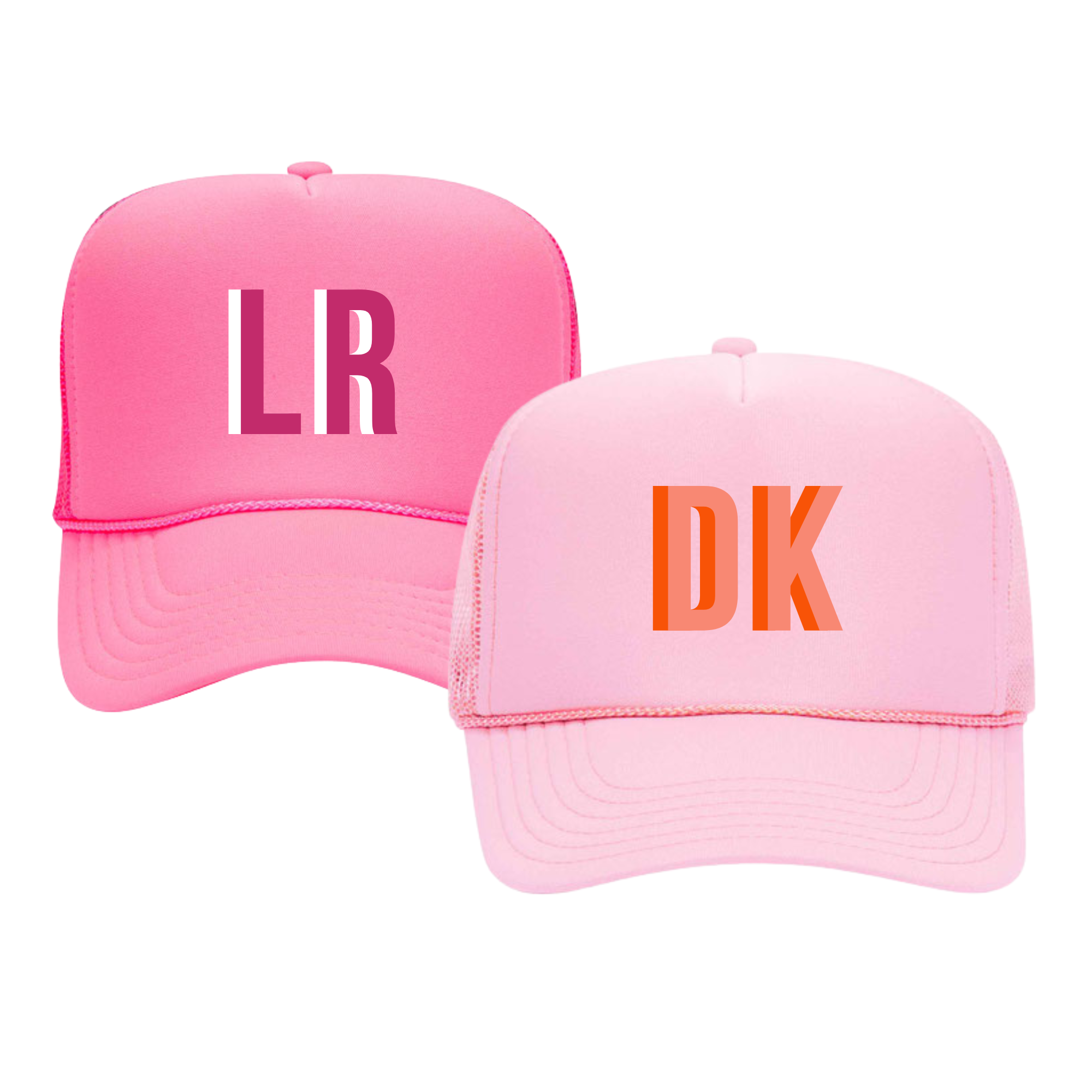 Customizable Trucker Hats - Sprinkled With Pink