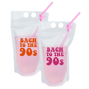 Bach To The 90s Party Pouch - Sprinkled With Pink #bachelorette #custom #gifts