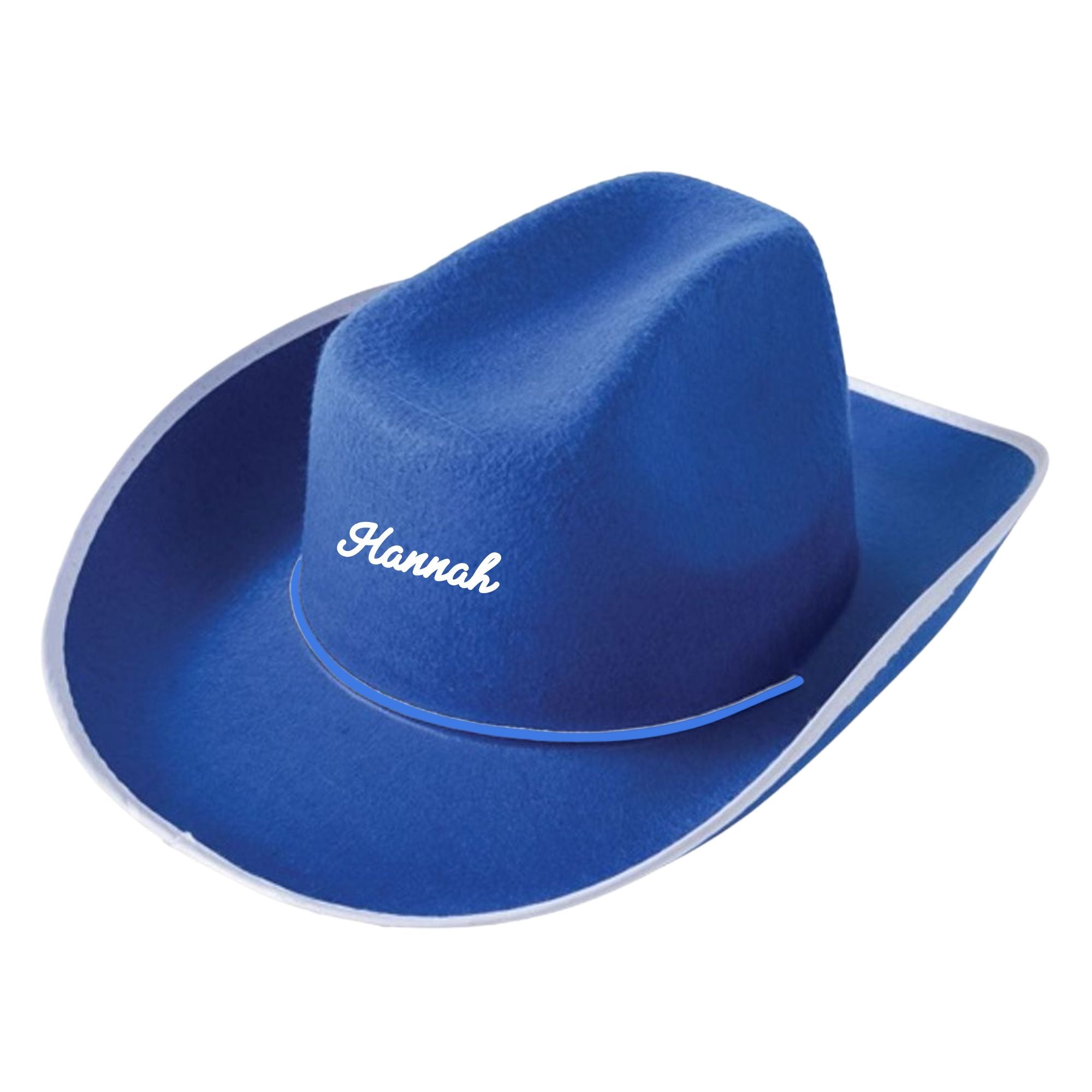 Blue Custom Cowboy Hat