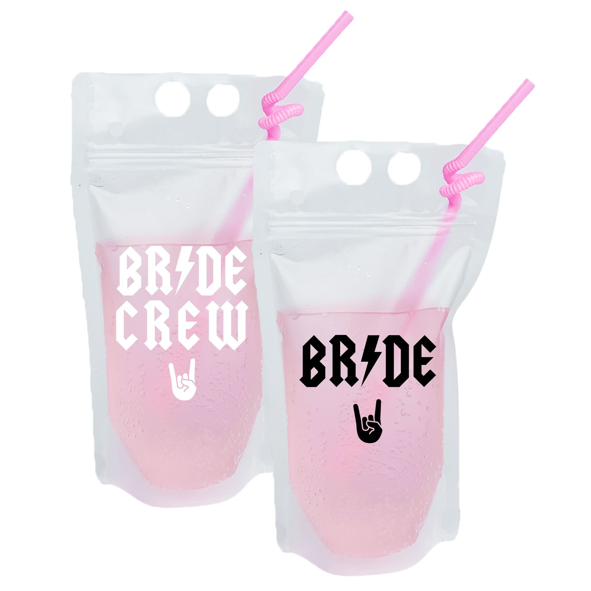 Bride / Bride Crew Party Pouch - Sprinkled With Pink #bachelorette #custom #gifts