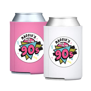 Custom Bach To The 90s Can Cooler - Sprinkled With Pink #bachelorette #custom #gifts