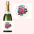 Custom Bach To The 90s Wine / Champagne Label (Set of 6) - Sprinkled With Pink #bachelorette #custom #gifts