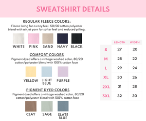 Custom Embroidered Collar/ Sleeve Sweatshirt - Sprinkled With Pink #bachelorette #custom #gifts