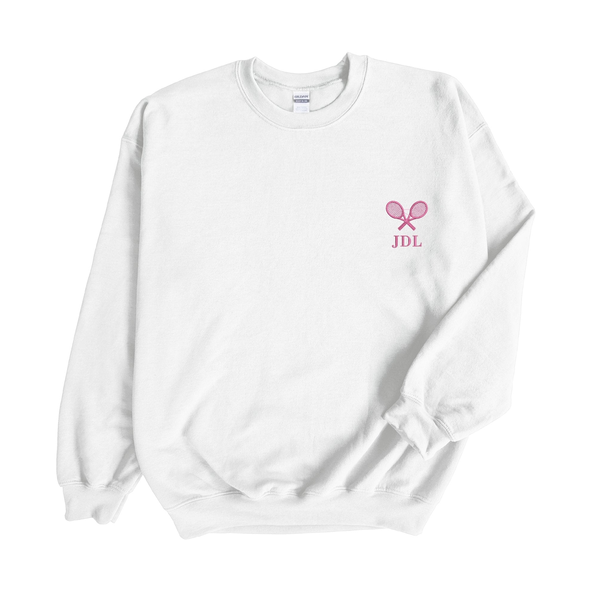 Sprinkled with Pink Embroidered Monogram Sweatshirt