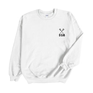 Custom Embroidered Sweatshirt with Monogram Motif